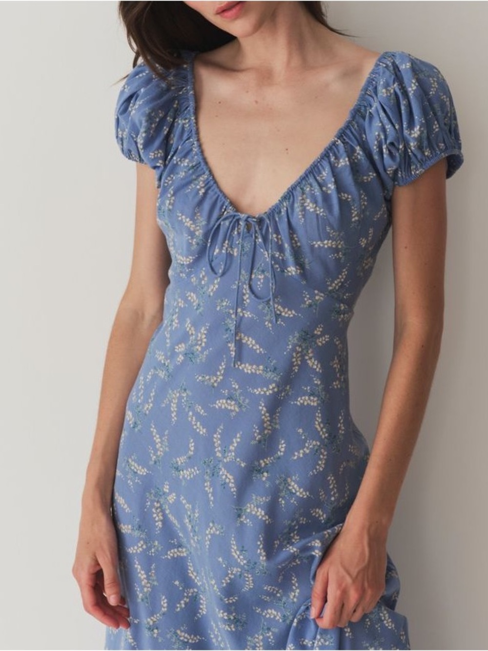 Dôen Sofia Dress in Lapis Bluebell Ballad